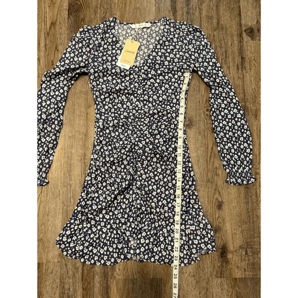 Mango Floral Print Flowy Dress Size XS - Picture 13 of 16